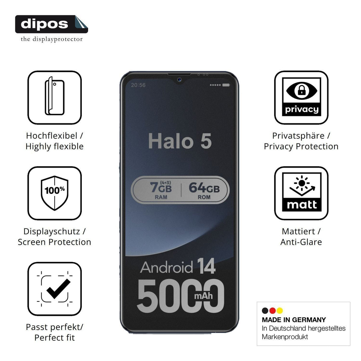 Full Cover Privacy Blickschutzfolie für invens Hal (5)