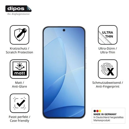 4x Schutzfolie matt für Oppo A6s Pro Display-Schut (7)
