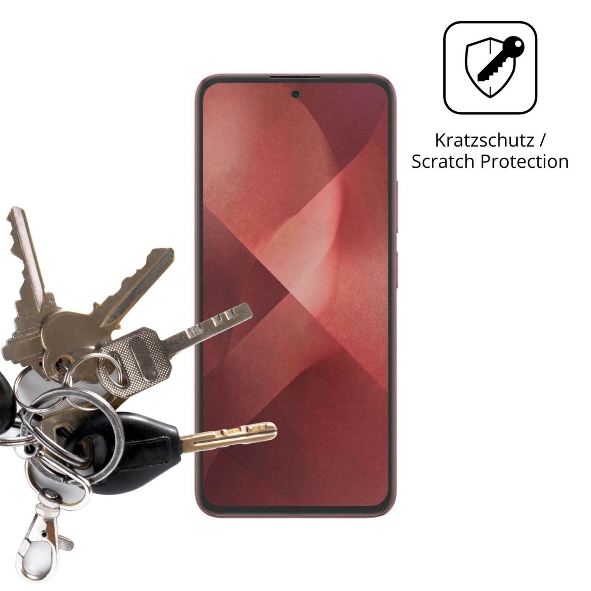 4x Schutzfolie matt für HMD Crest 2 Pro Display-Sc (4)