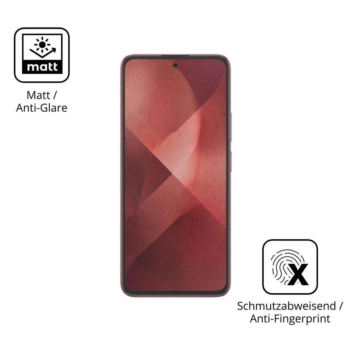 4x Schutzfolie matt für HMD Crest 2 Pro Display-Sc (5)
