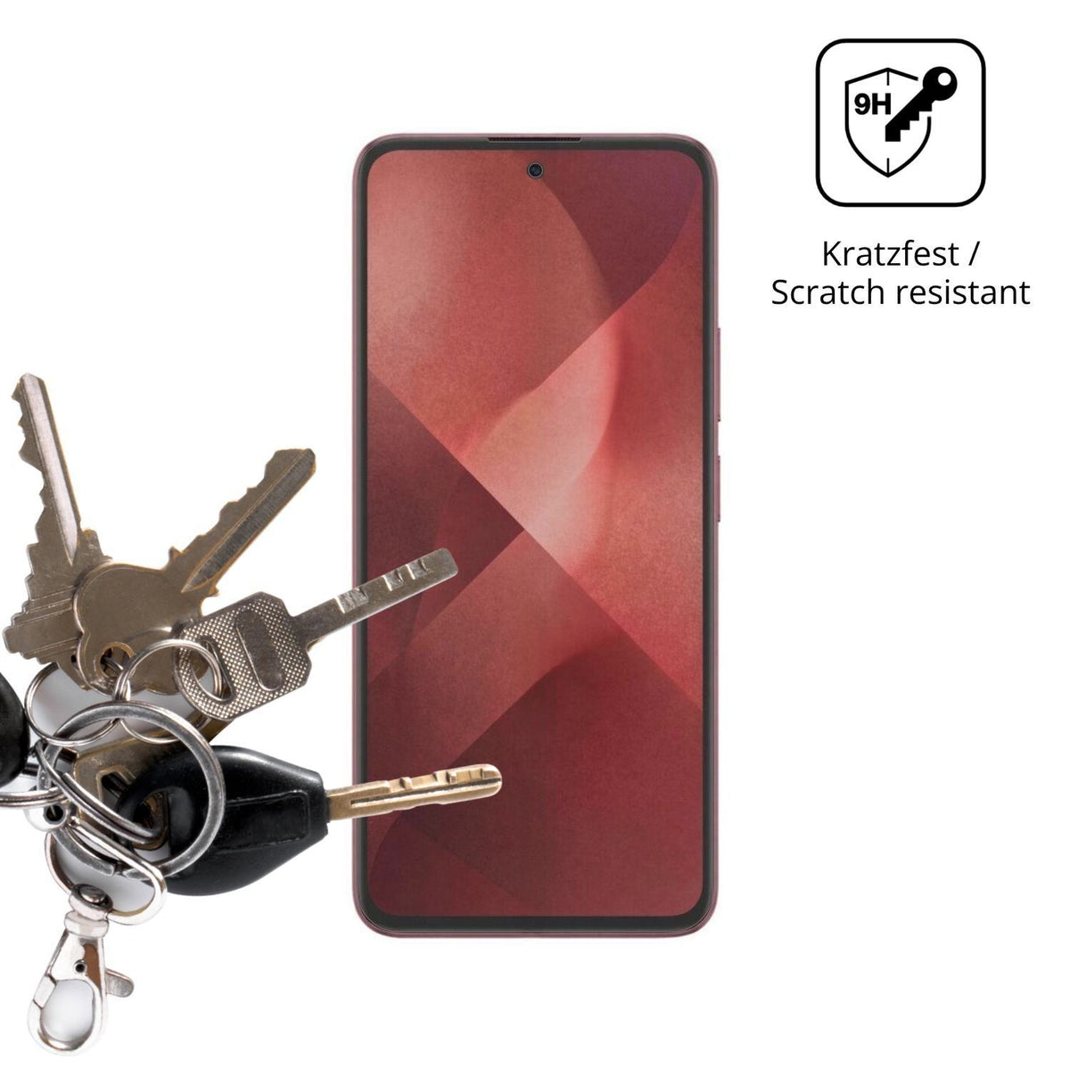 2x 9H Schutzfolie matt für HMD Crest 2 Pro Panzerf (3)