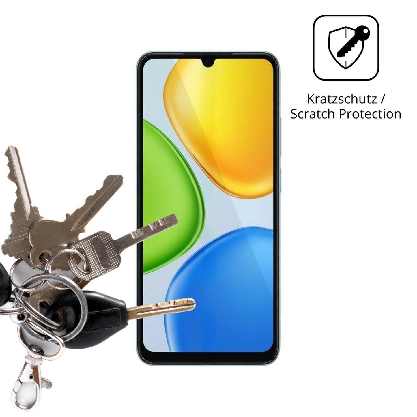 4x Schutzfolie klar für Honor Play 80 Display-Schu (4)