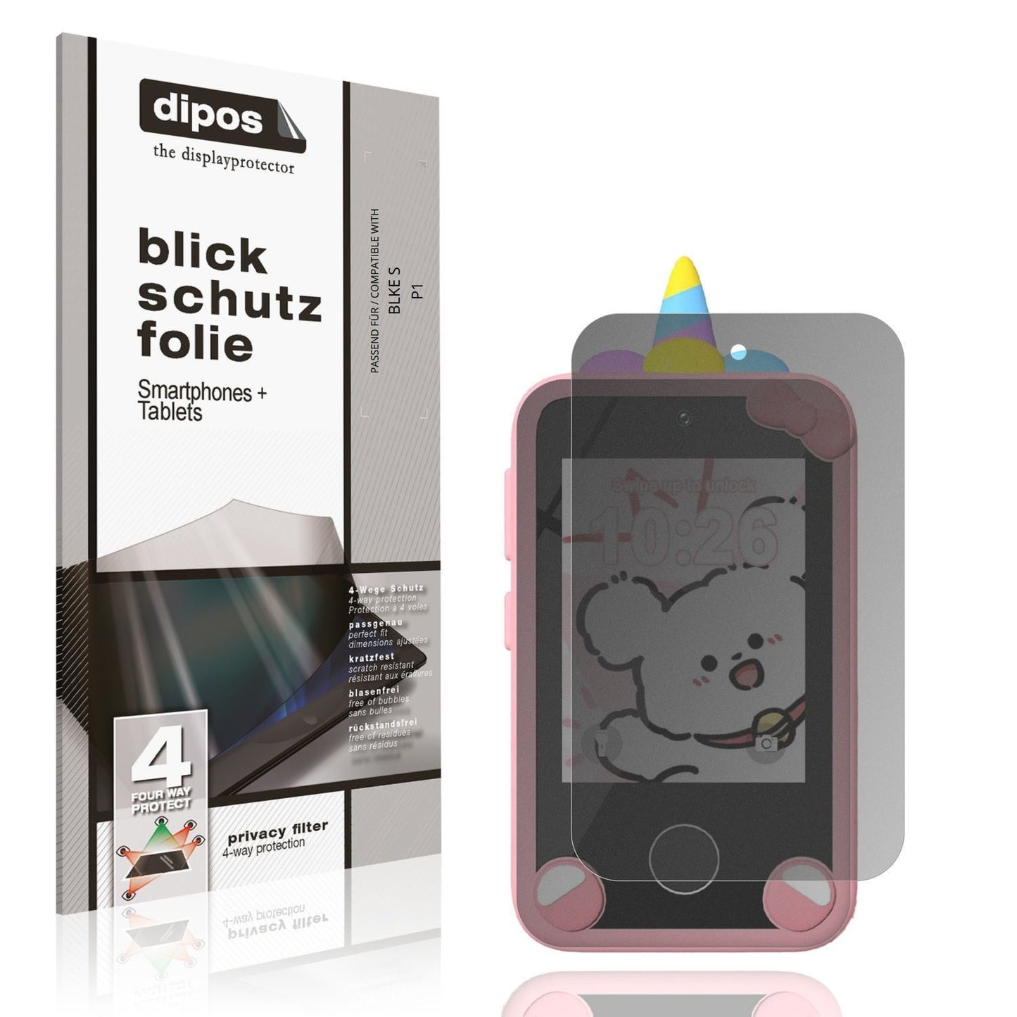 Blickschutzfolie für BLKE S P1 matt Schutzfolie Pr (1)