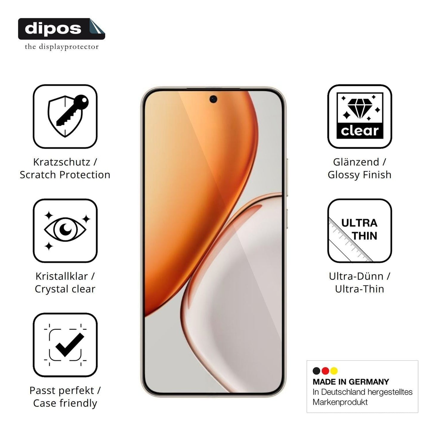 4x Schutzfolie klar für Honor X70 New Display-Schu (7)