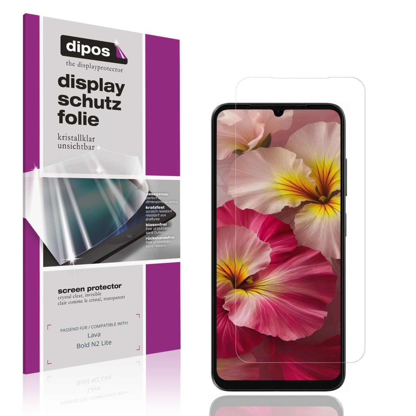 4x Schutzfolie klar für Lava Bold N2 Lite Display- (1)