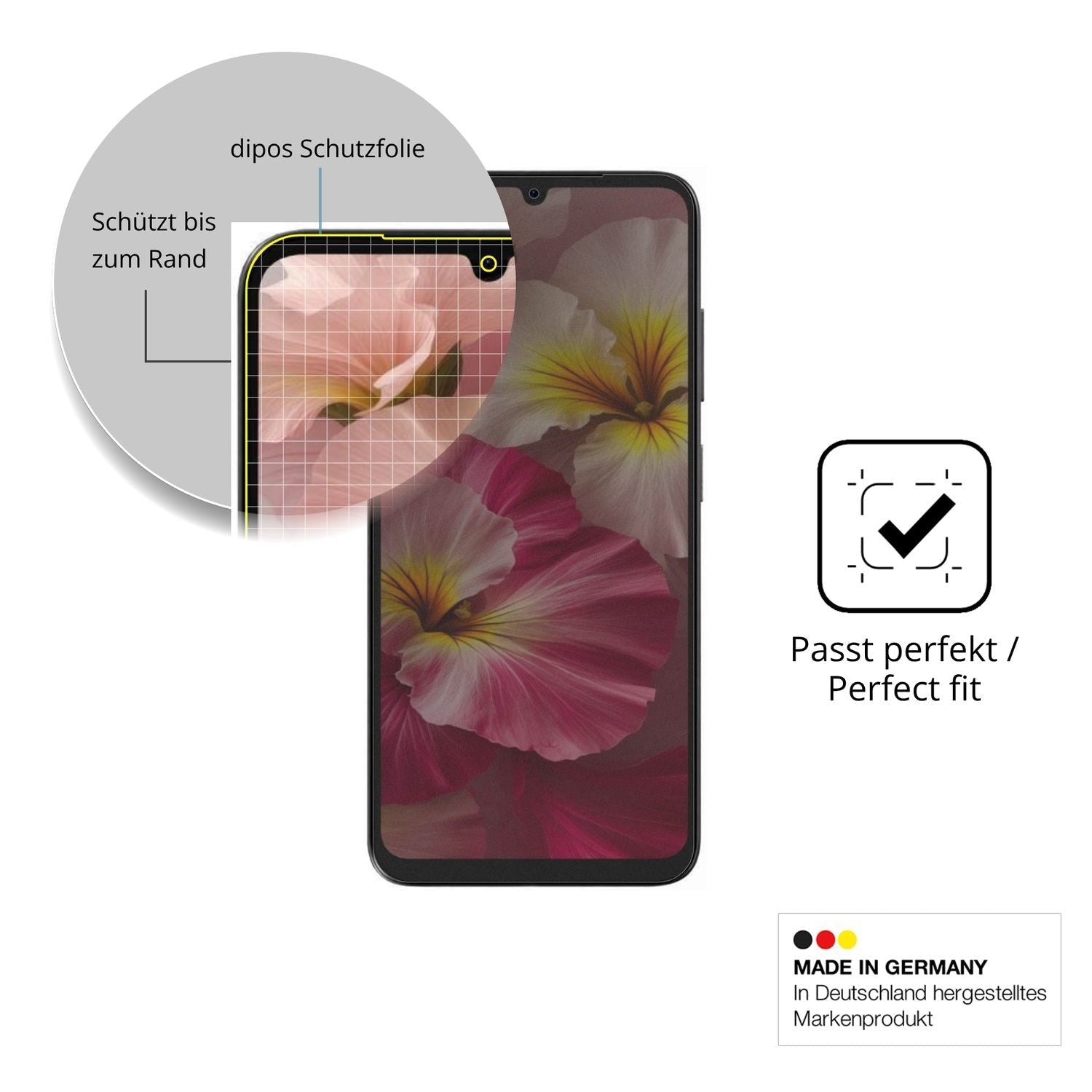 Blickschutzfolie für Lava Bold N2 Lite matt Schutz (4)