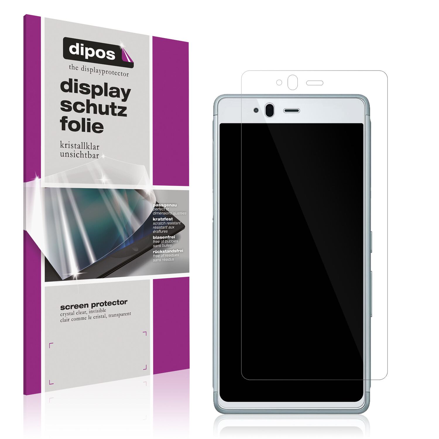 2x Schutzfolie klar für Fujitsu Arrows SV F-03H Di (1)