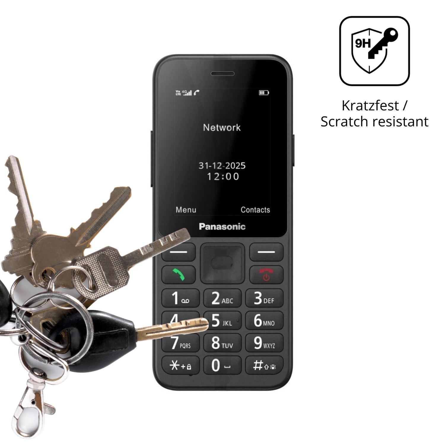 2x 9H Schutzfolie für Panasonic KX-TU260 Panzerfol (3)