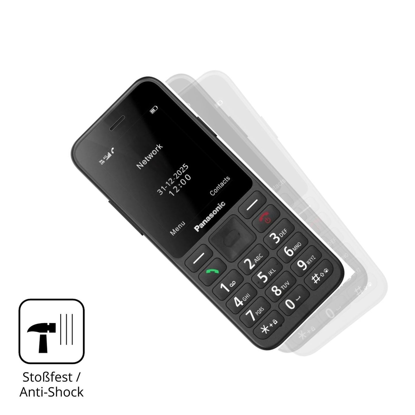 2x 9H Schutzfolie für Panasonic KX-TU260 Panzerfol (4)