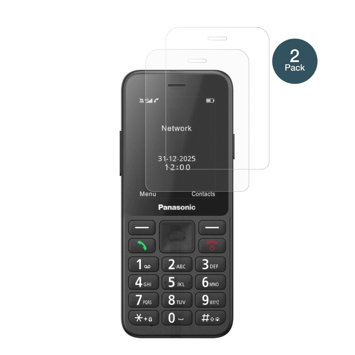 2x 9H Schutzfolie matt für Panasonic KX-TU260 Panz (2)
