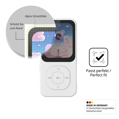 Blickschutzfolie für PECSU S2-New MP3-Player matt  (4)