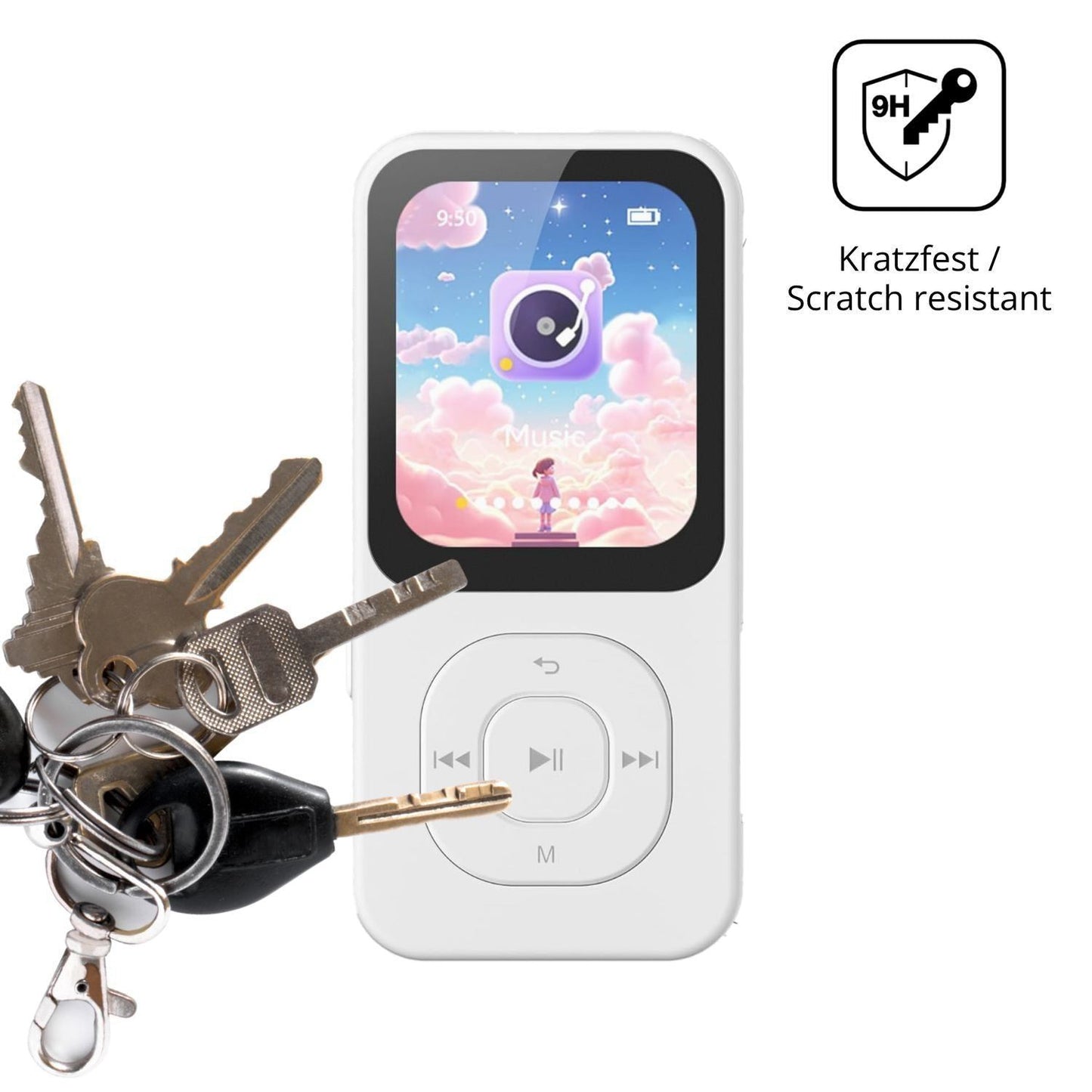 2x 9H Schutzfolie matt für PECSU S2-New MP3-Player (3)