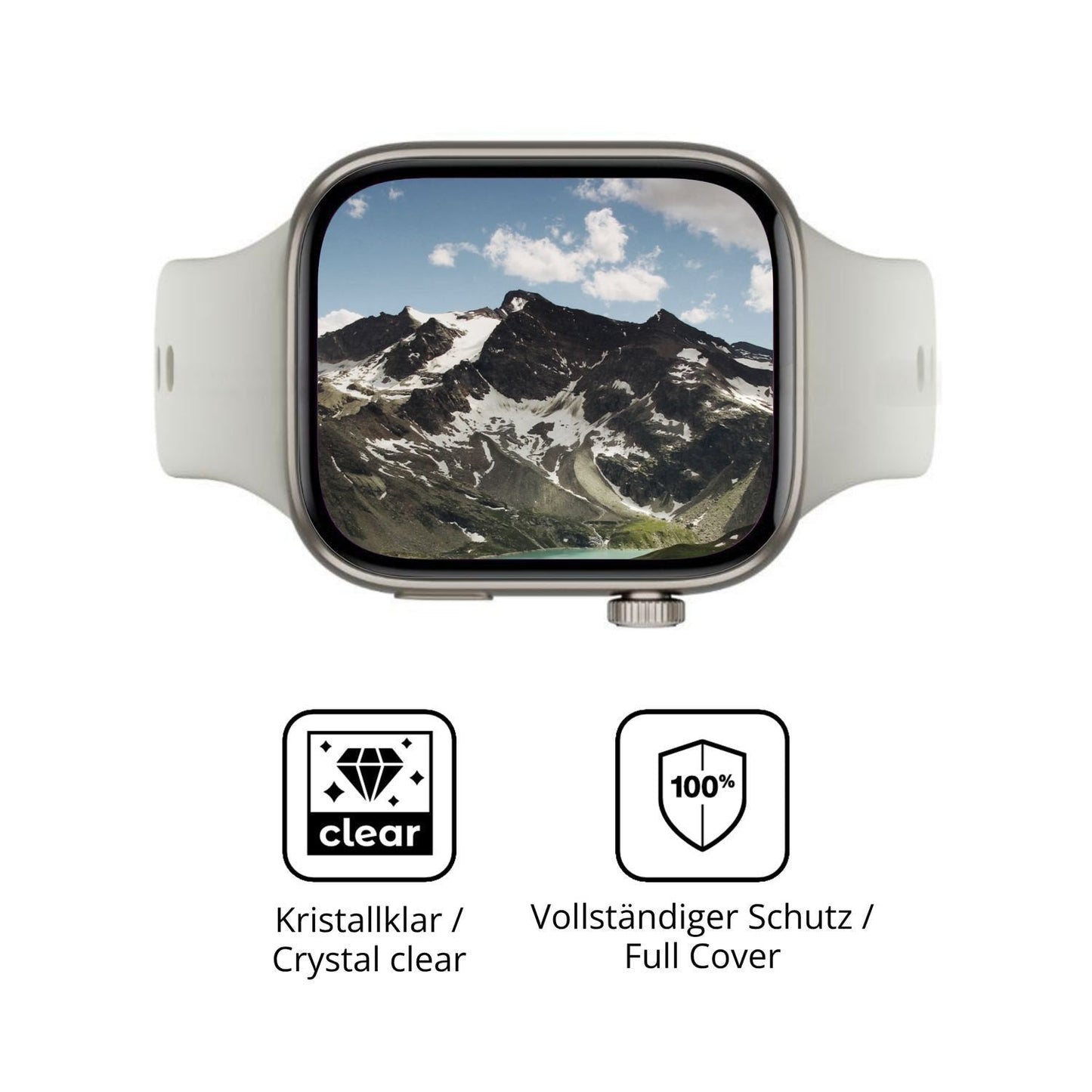 2x 3D Full Cover Schutzfolie für Honor Watch X5i (5)
