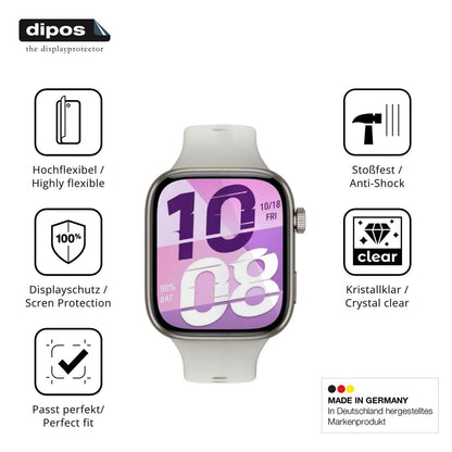 2x 3D Full Cover Schutzfolie für Honor Watch X5i (7)