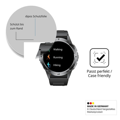 2x 9H Schutzfolie für CHOOSETIME EF6 Panzerfolie (6)