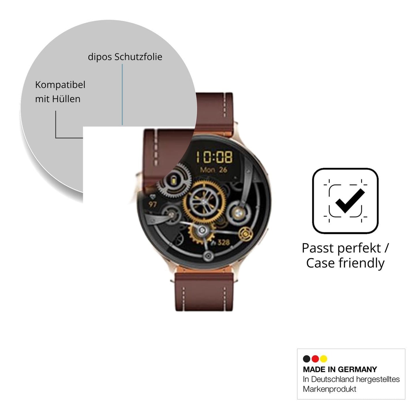 6x Schutzfolie klar für SWZEC Zeus One Display-Sch (6)