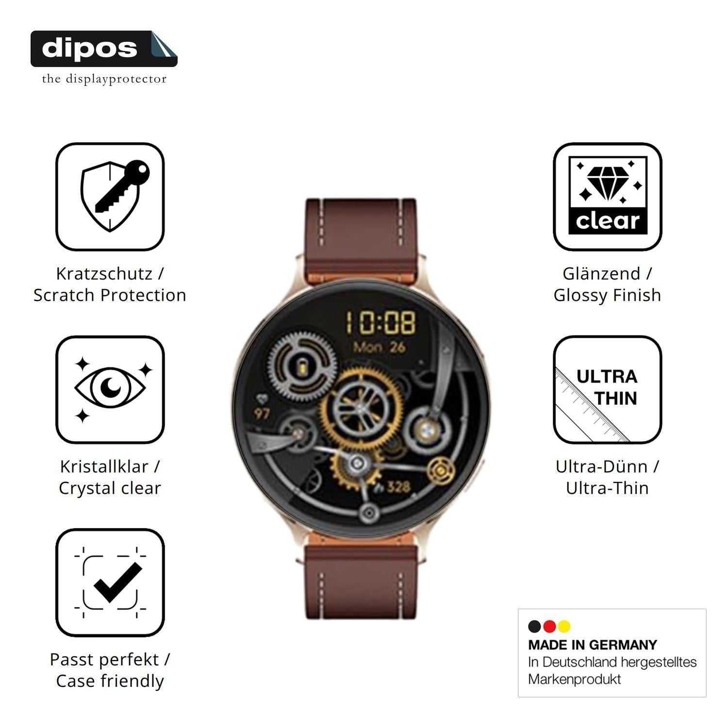 6x Schutzfolie klar für SWZEC Zeus One Display-Sch (7)