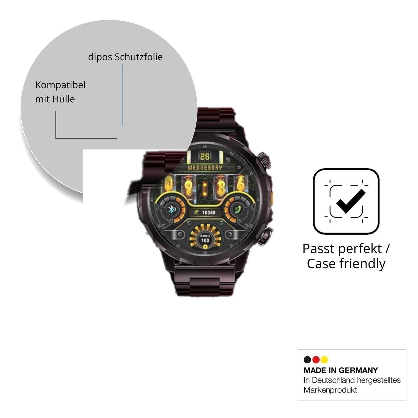 6x Schutzfolie matt für BENYAR SMART EF20 Display- (6)