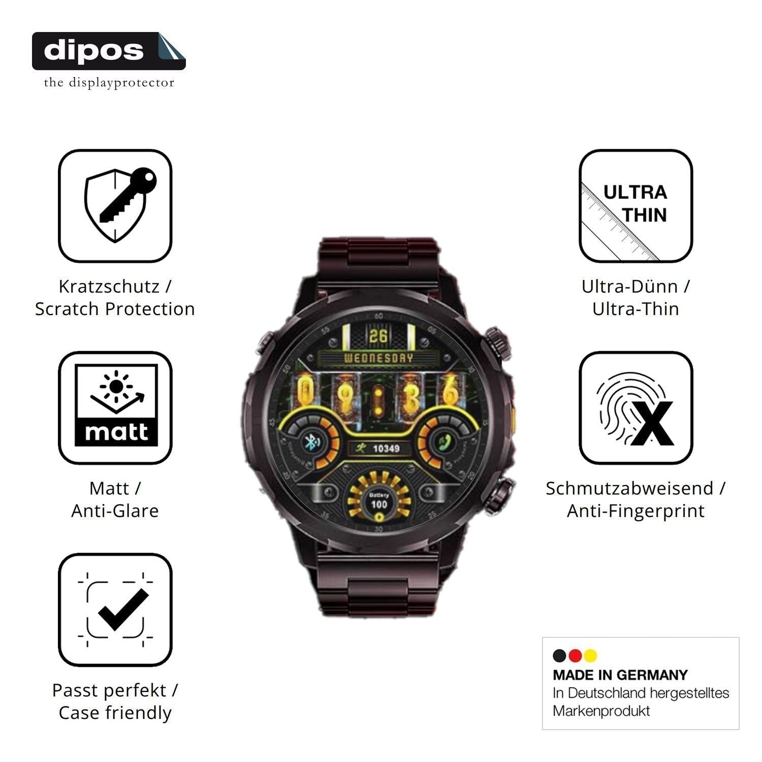 6x Schutzfolie matt für BENYAR SMART EF20 Display- (7)