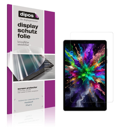 2x Schutzfolie klar für Headwolf FPad 6 Display-Sc (1)