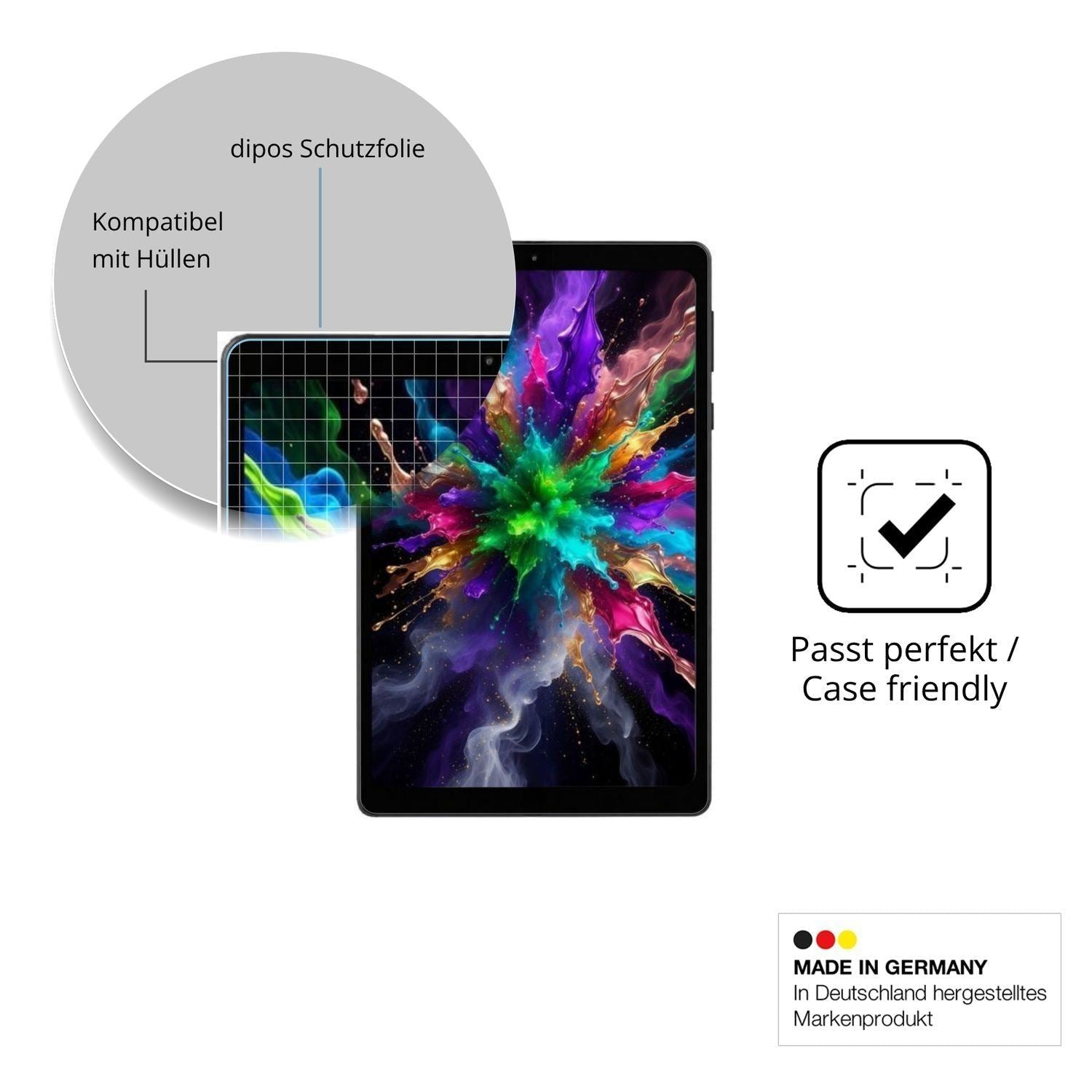 2x Schutzfolie klar für Headwolf FPad 6 Display-Sc (6)