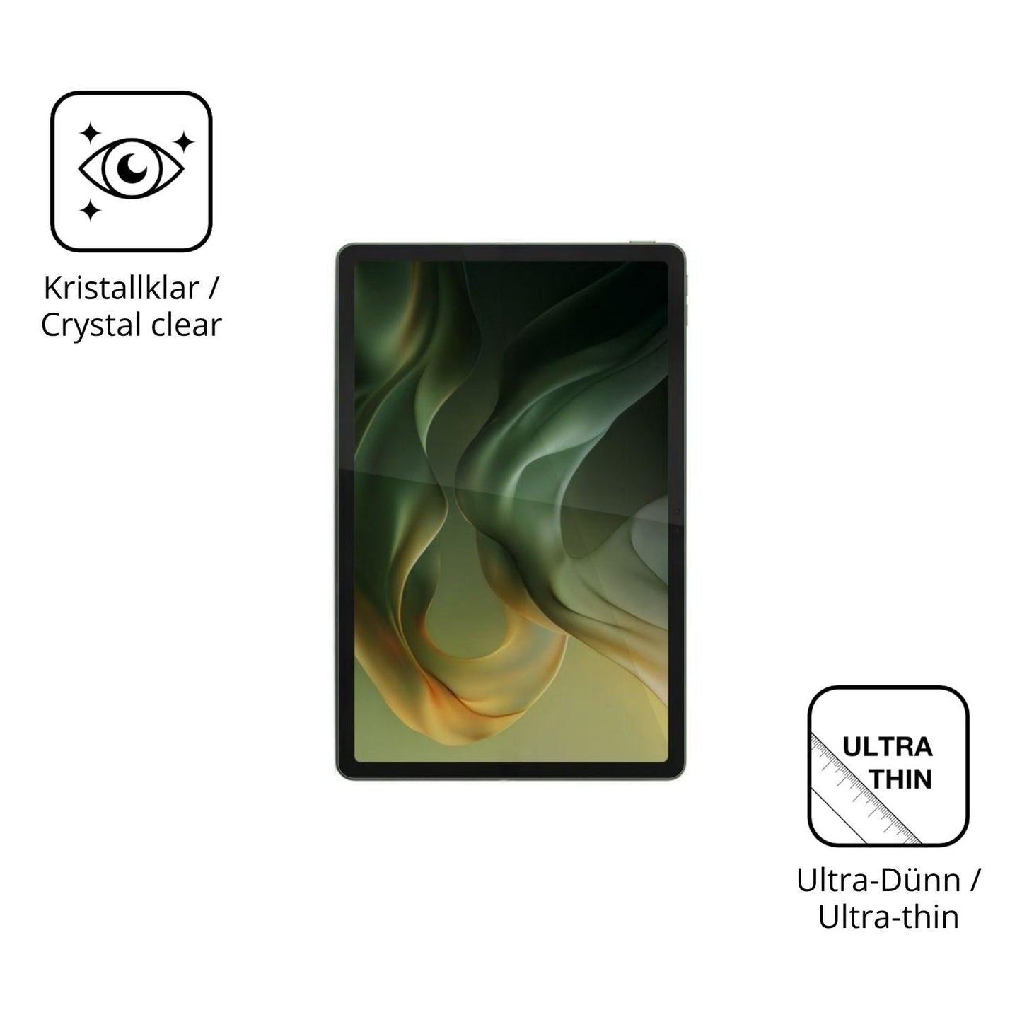 2x Schutzfolie klar für Motorola Moto Pad 2026 Dis (5)