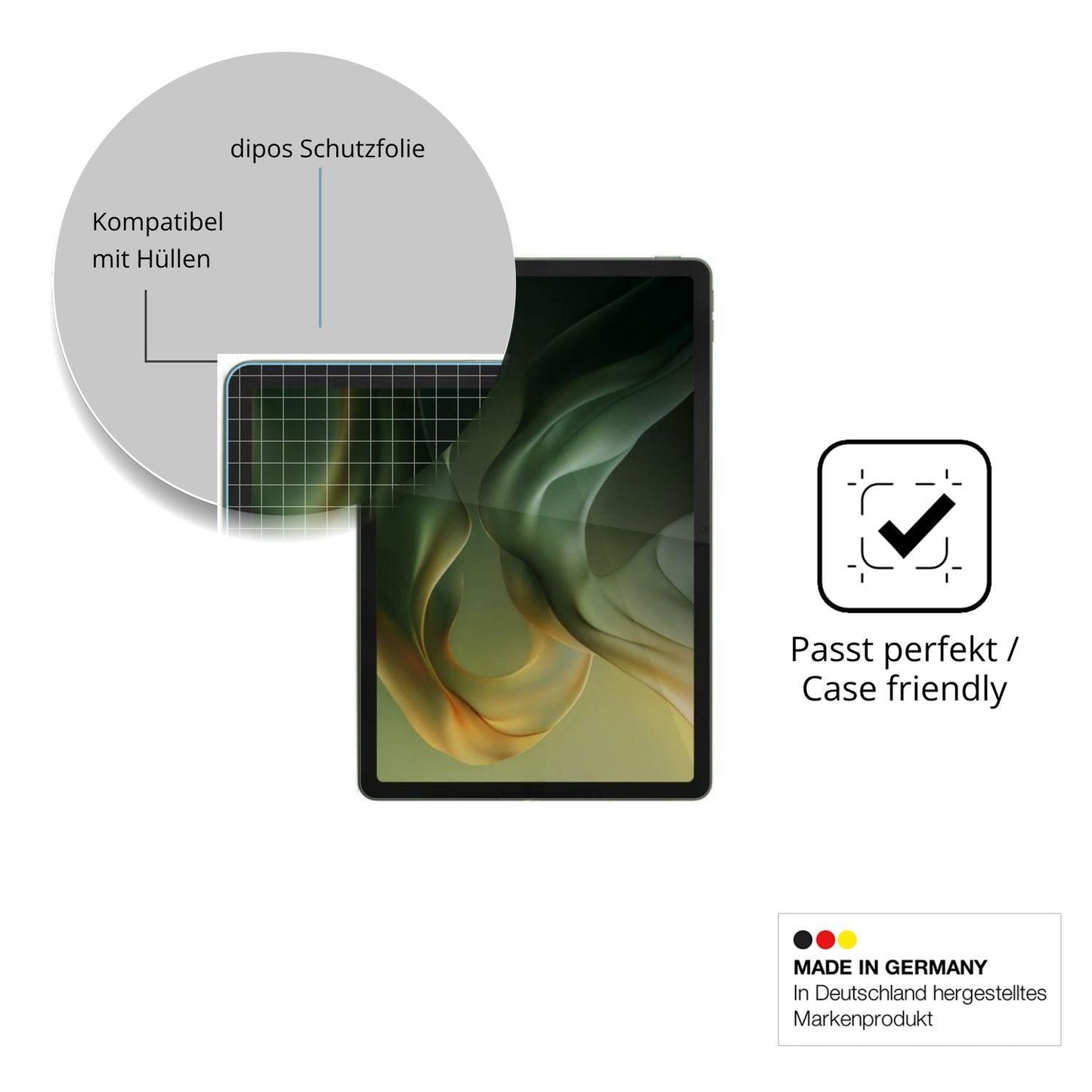 2x Schutzfolie klar für Motorola Moto Pad 2026 Dis (6)