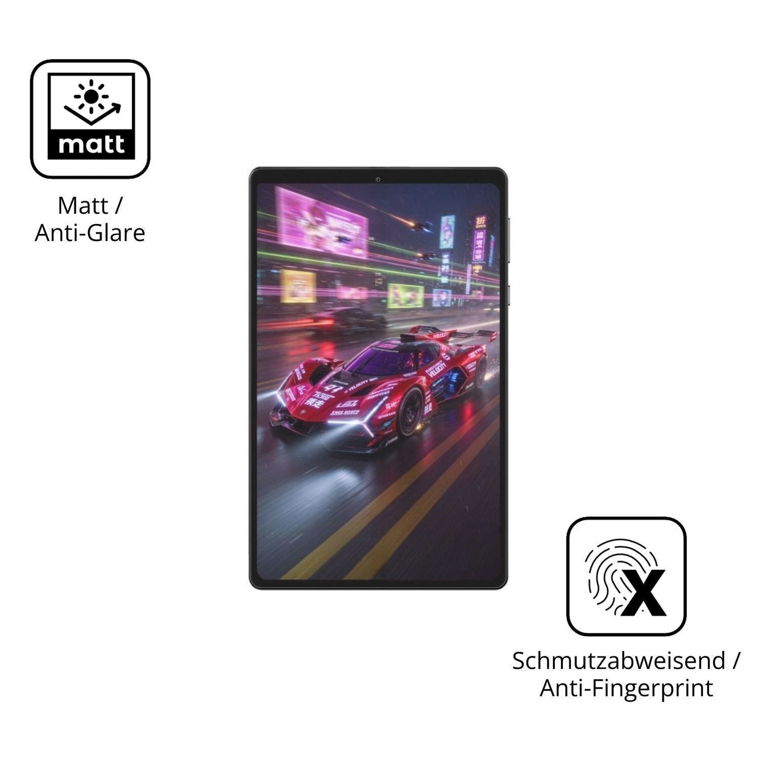 2x Schutzfolie matt für Headwolf FPad 7 Display-Sc (5)