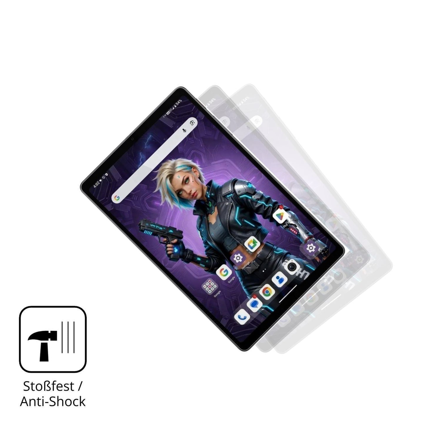 2x 9H Schutzfolie für Alldocube iPlay 80 mini Ultr (4)