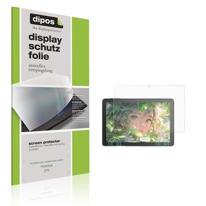 2x Schutzfolie matt für Hasskya Z70 Display-Schutz (1)