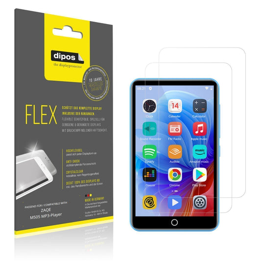 2x 3D Full Cover Schutzfolie für ZAQE M505 MP3-Pla (1)