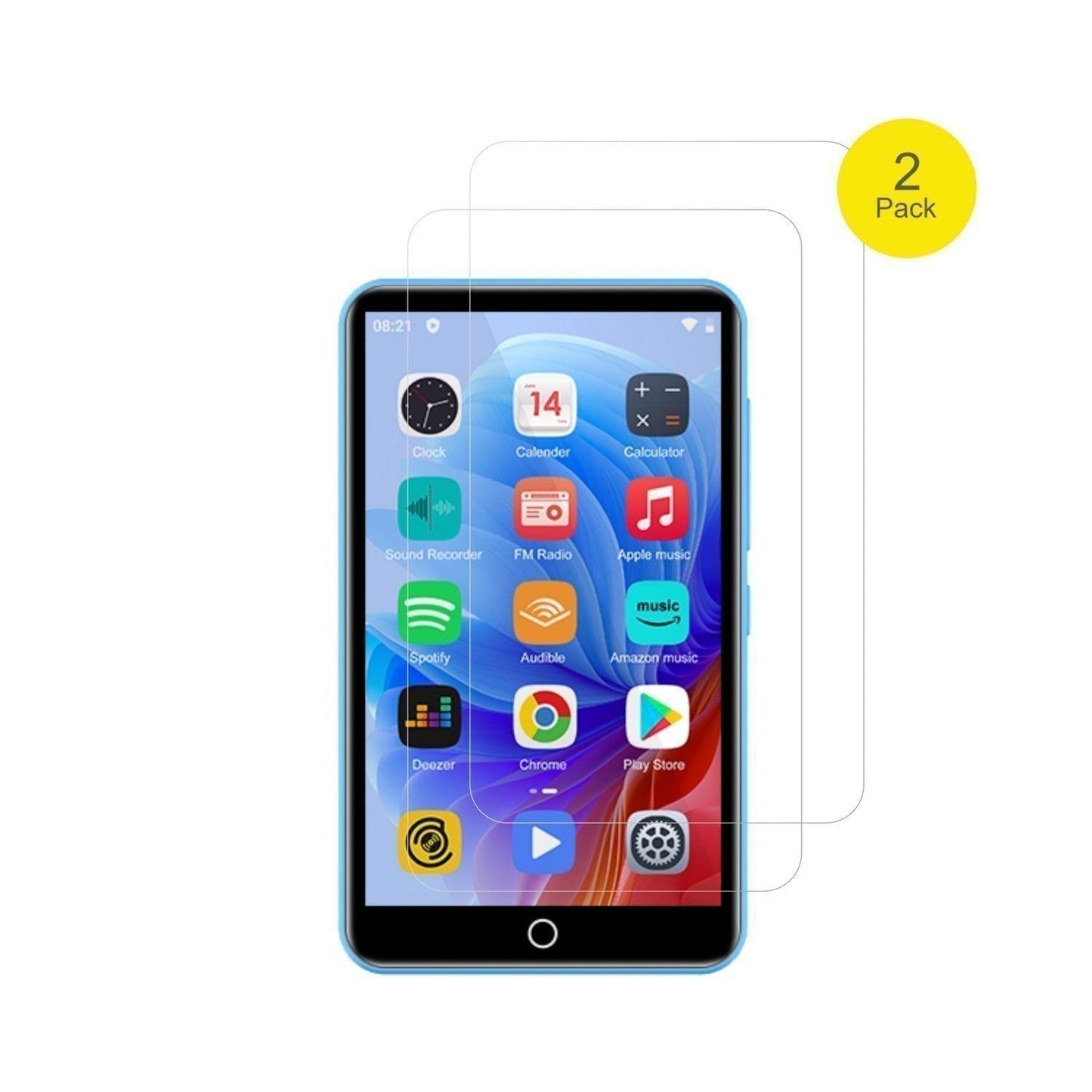 2x 3D Full Cover Schutzfolie für ZAQE M505 MP3-Pla (2)