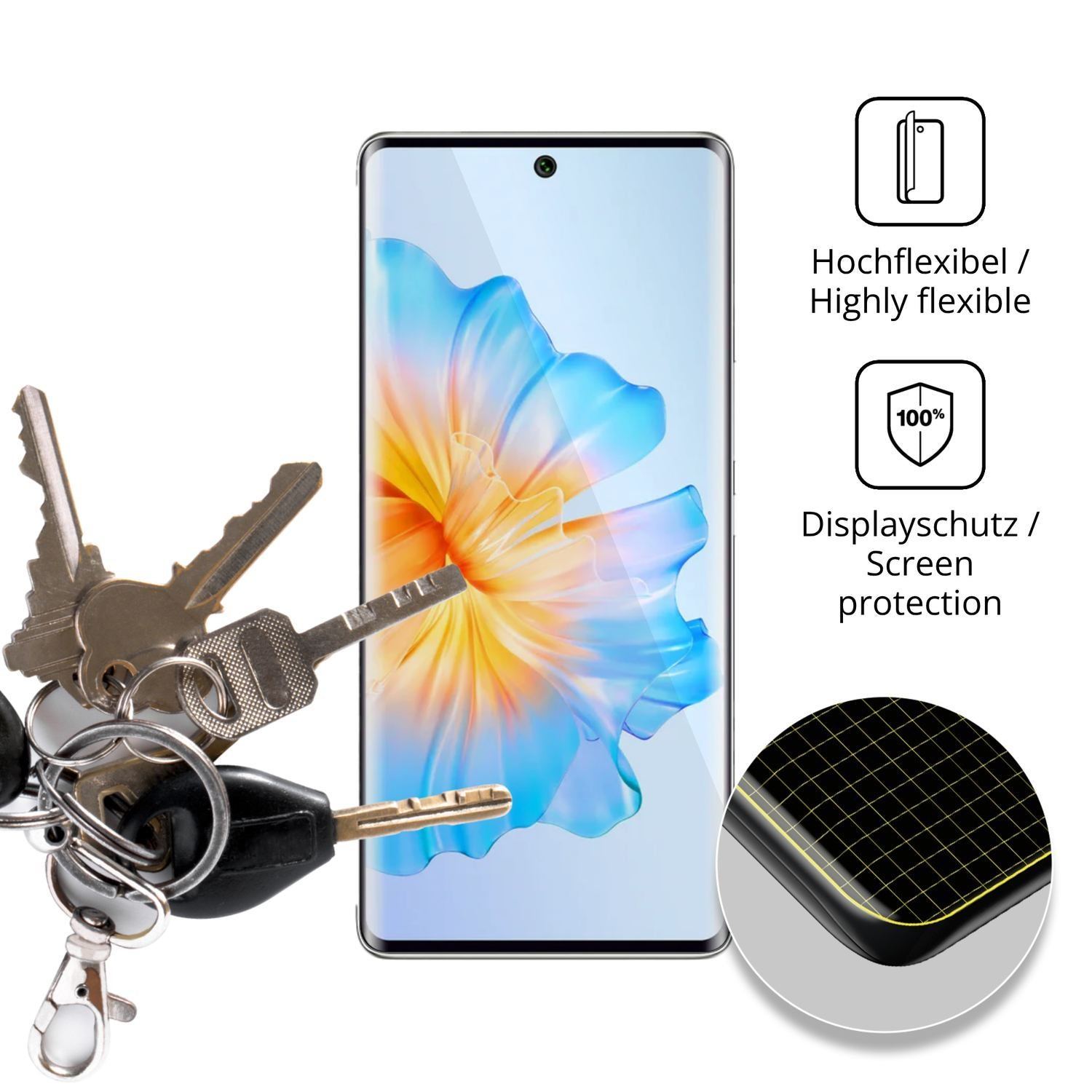 2x 3D Full Cover Schutzfolie für FOSSiBOT S3 Pro (3)