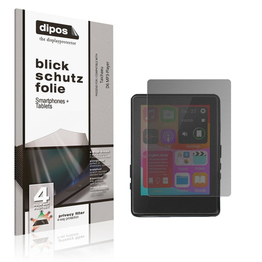 Blickschutzfolie für Taichaeu D6 MP3-Player matt S (1)