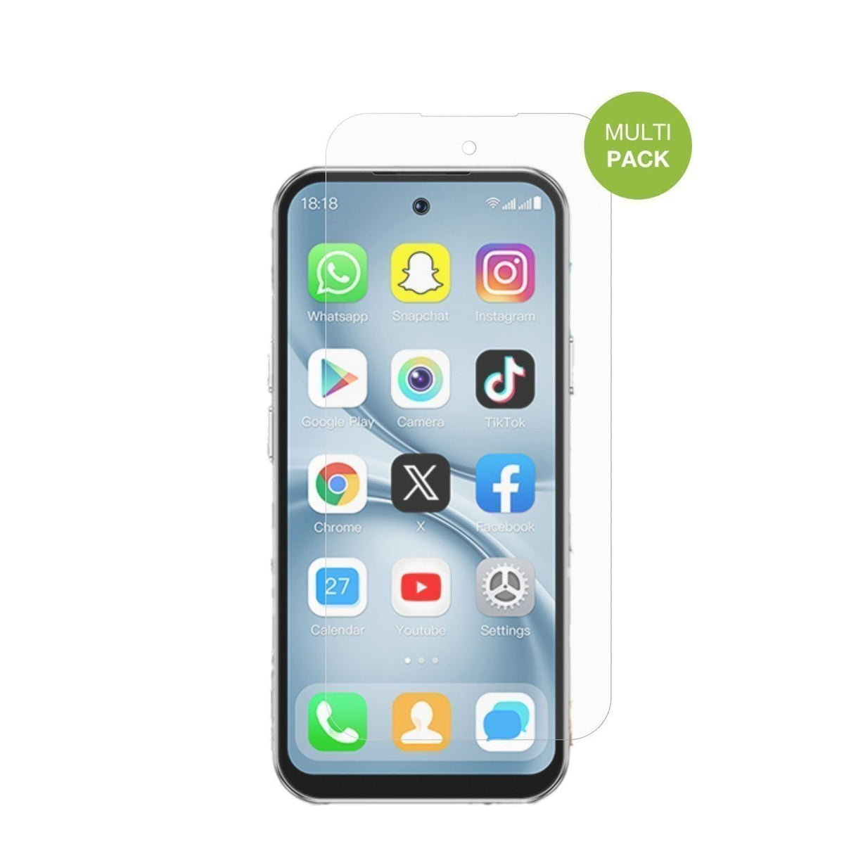 4x Schutzfolie matt für viqee A19PRO Mini-Smartpho (2)