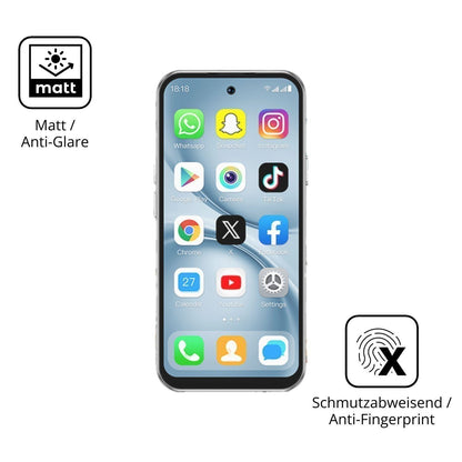 4x Schutzfolie matt für viqee A19PRO Mini-Smartpho (5)
