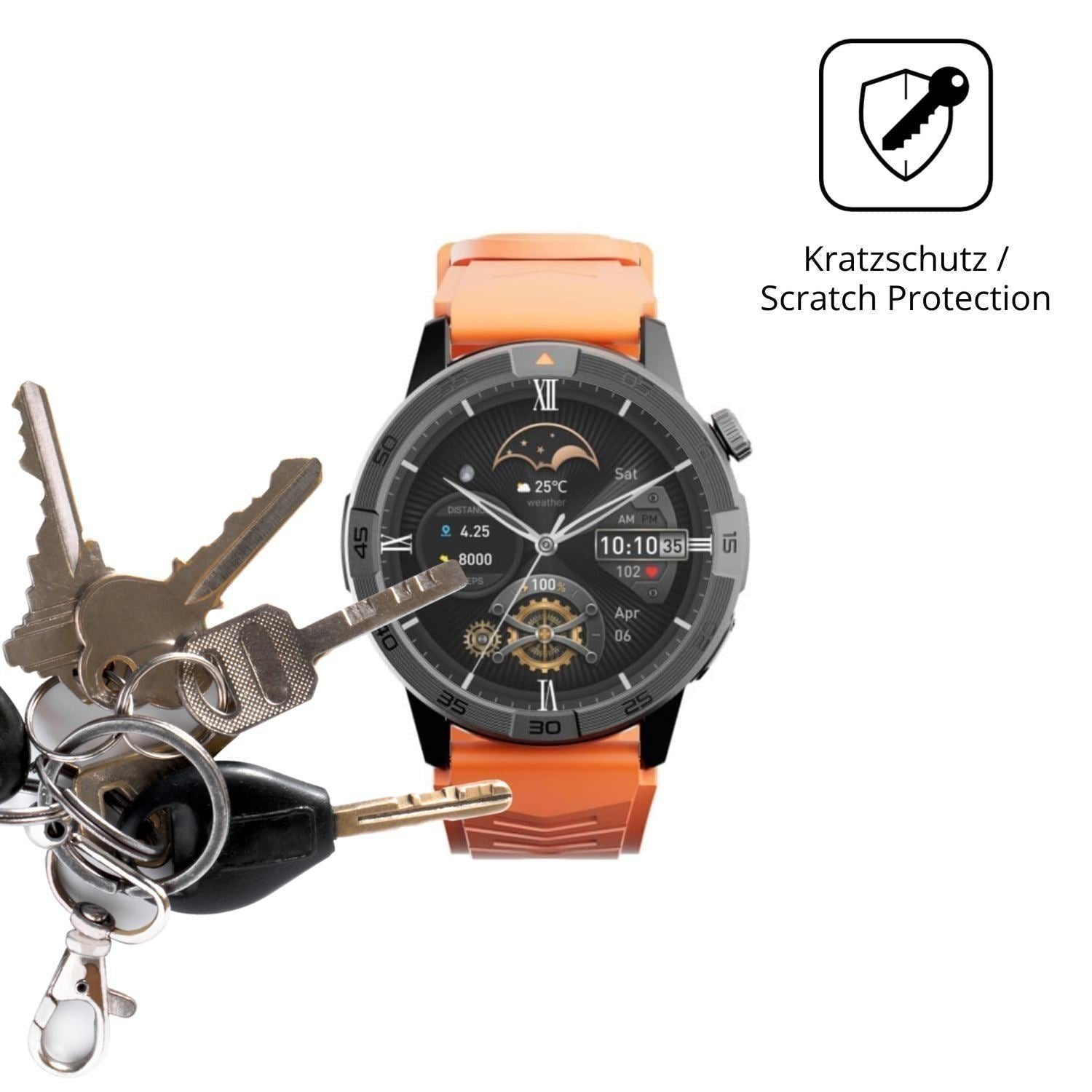 6x Schutzfolie matt für AGM Legion Black Pro Displ (4)