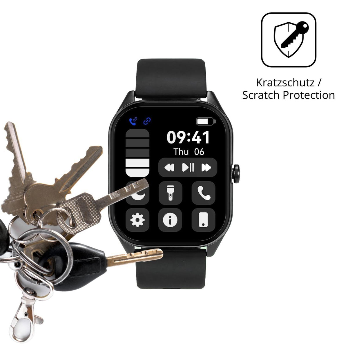 6x Schutzfolie klar für Rainpal T13 Display-Schutz (4)