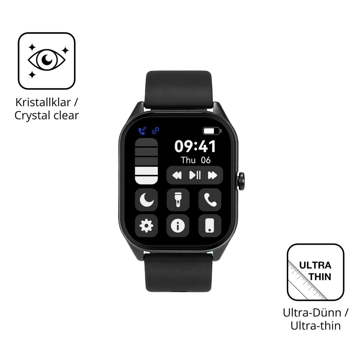 6x Schutzfolie klar für Rainpal T13 Display-Schutz (5)