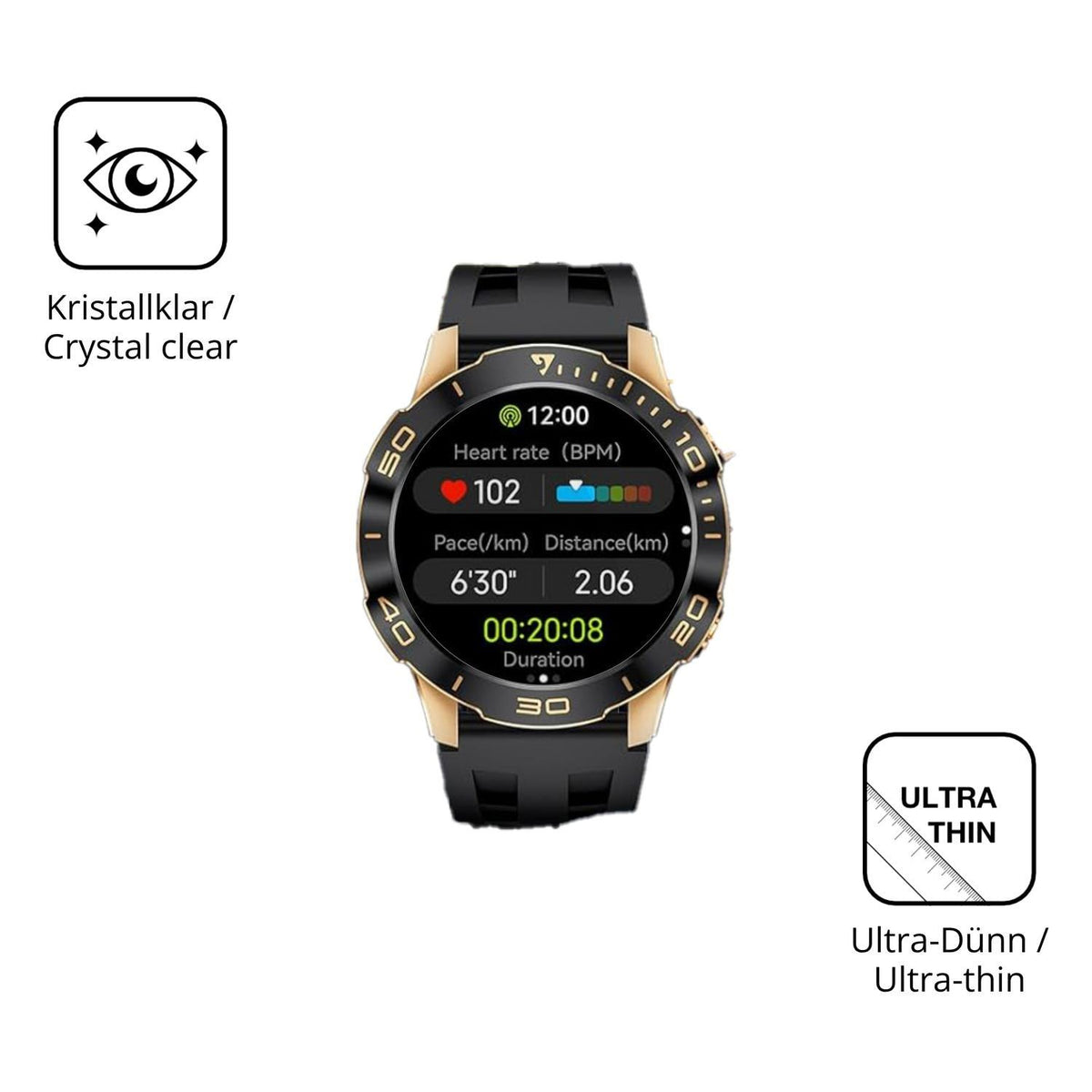 6x Schutzfolie klar für BENYAR SMART TX7 Display-S (5)