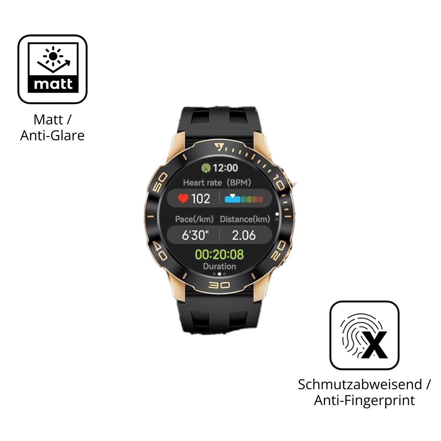 6x Schutzfolie matt für BENYAR SMART TX7 Display-S (5)