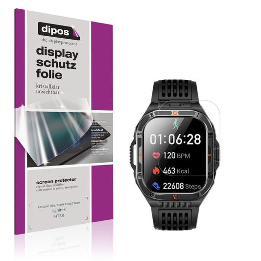 6x Schutzfolie klar für Lgnitek HT38 Display-Schut (1)