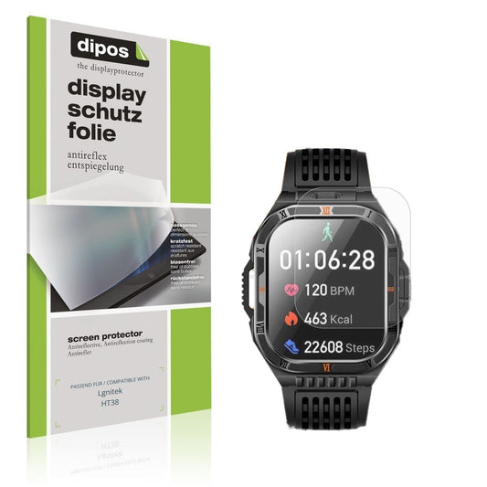 6x Schutzfolie matt für Lgnitek HT38 Display-Schut (1)