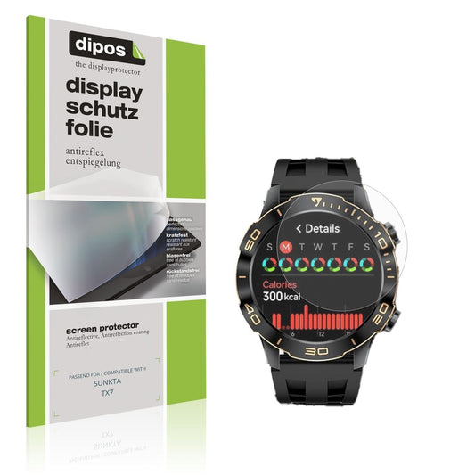 6x Schutzfolie matt für SUNKTA TX7 Display-Schutzf (1)