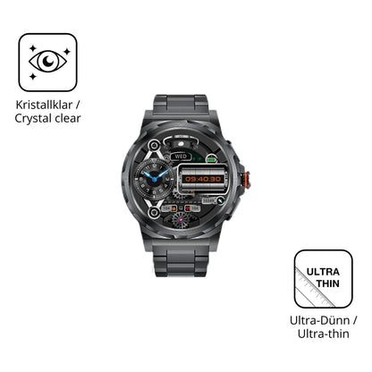 6x Schutzfolie klar für CHOOSETIME SML6 Display-Sc (5)