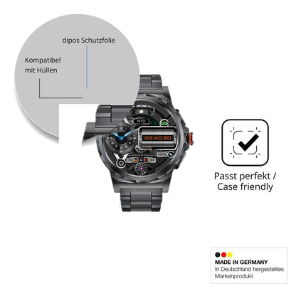 6x Schutzfolie klar für CHOOSETIME SML6 Display-Sc (6)