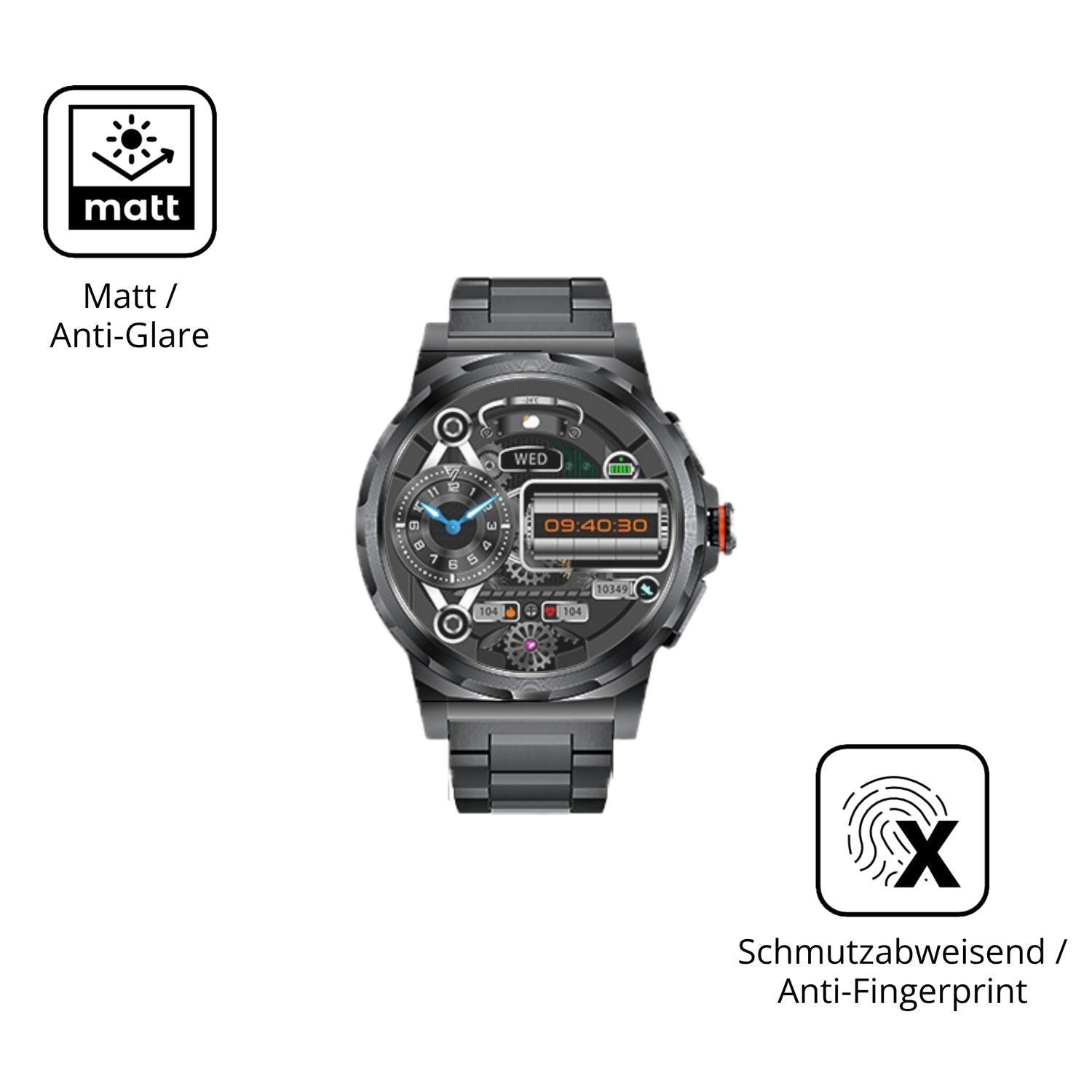 6x Schutzfolie matt für CHOOSETIME SML6 Display-Sc (5)