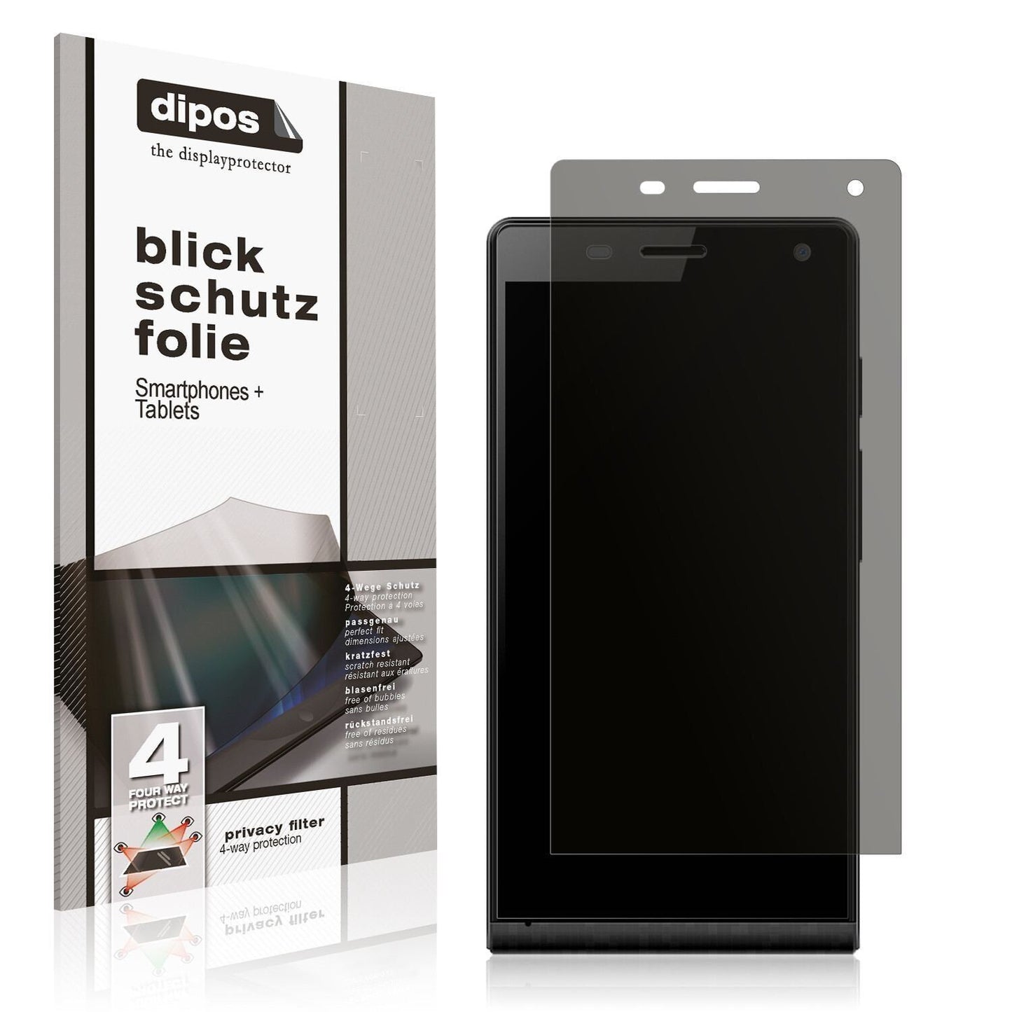 Blickschutzfolie für Highscreen Verge matt Schutzf (1)