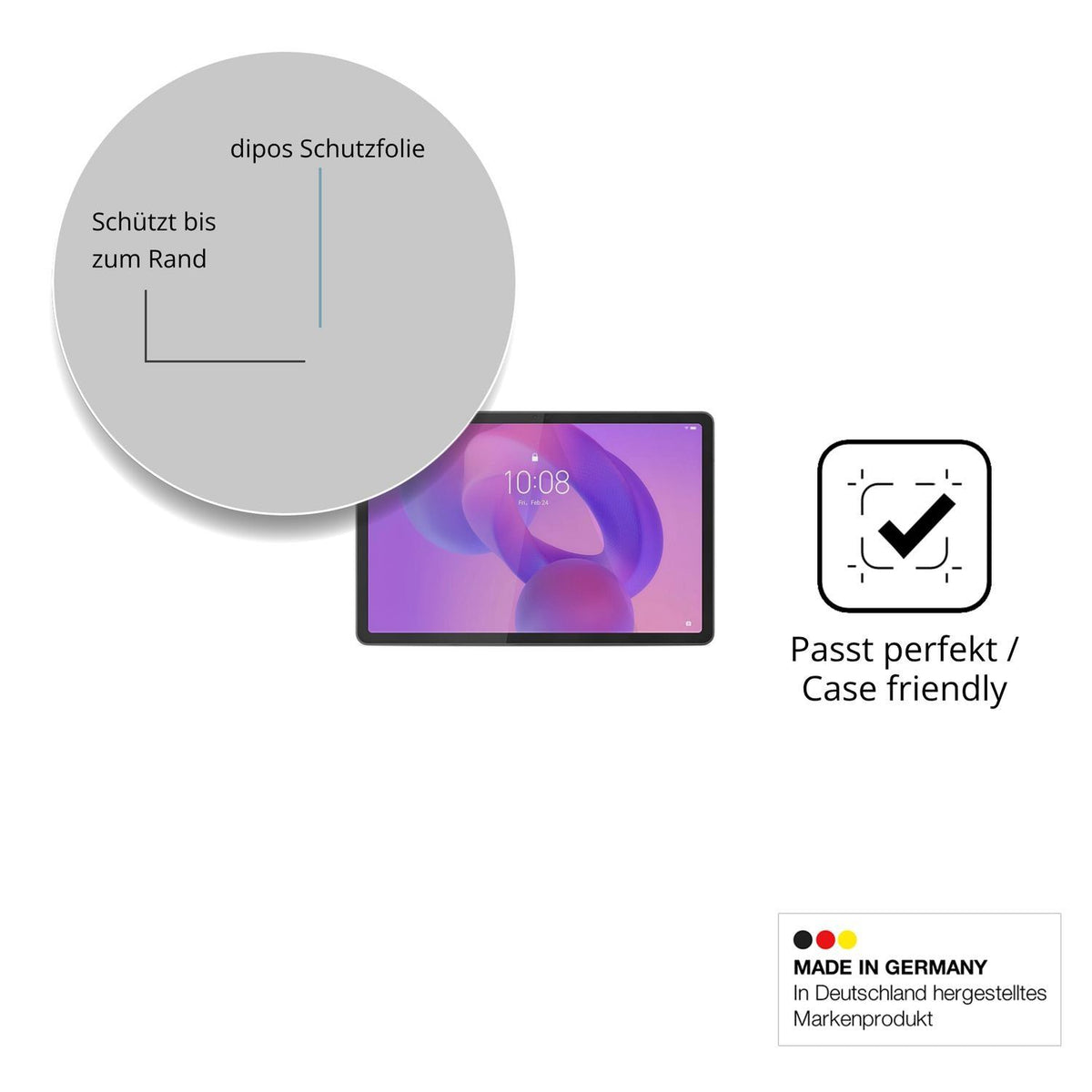 2x 9H Schutzfolie für Lenovo Idea Tab 11 Zoll Panz (6)
