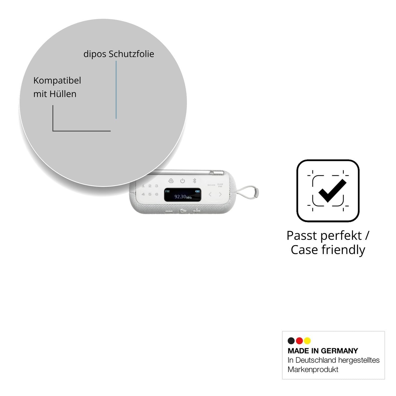 2x Schutzfolie klar für JBL Tuner 3 Display-Schutz (6)